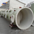  FRP GRP fiberglass material fume gas scrubber tower system Factory